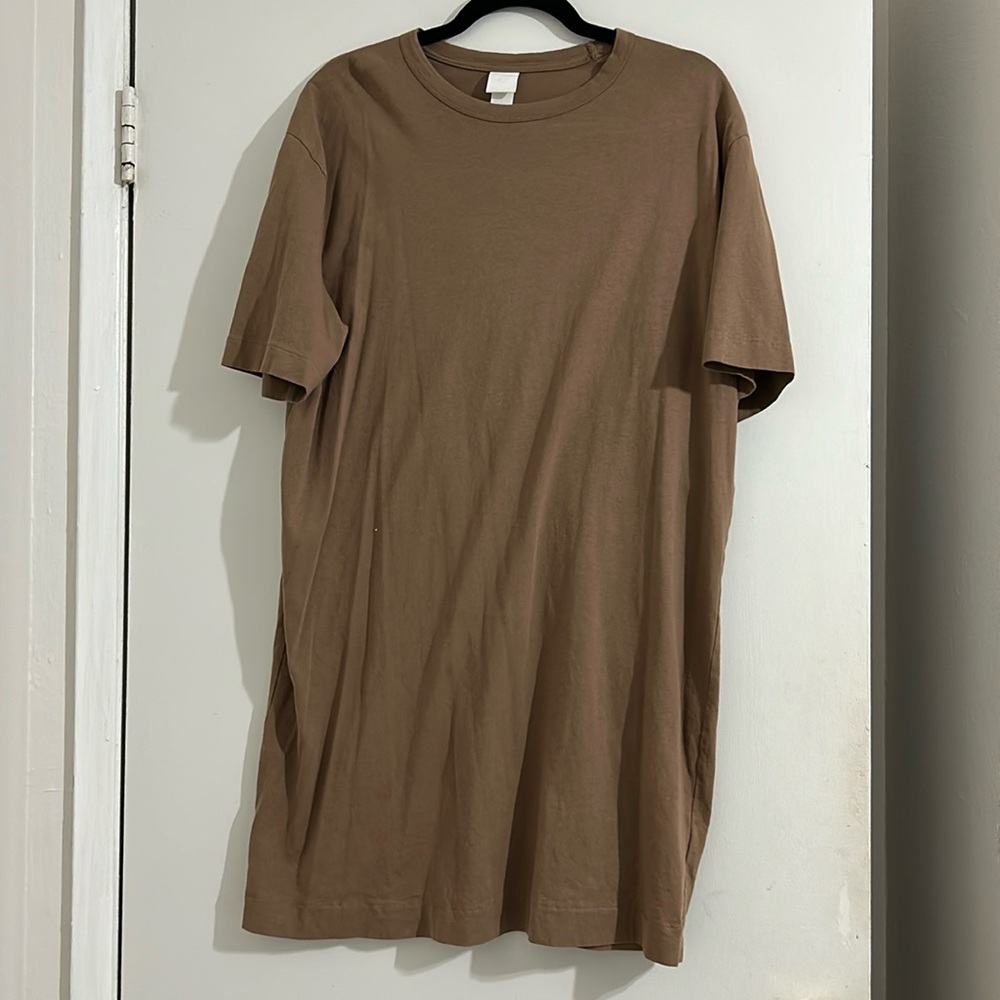 Brown T-Shirt Dress